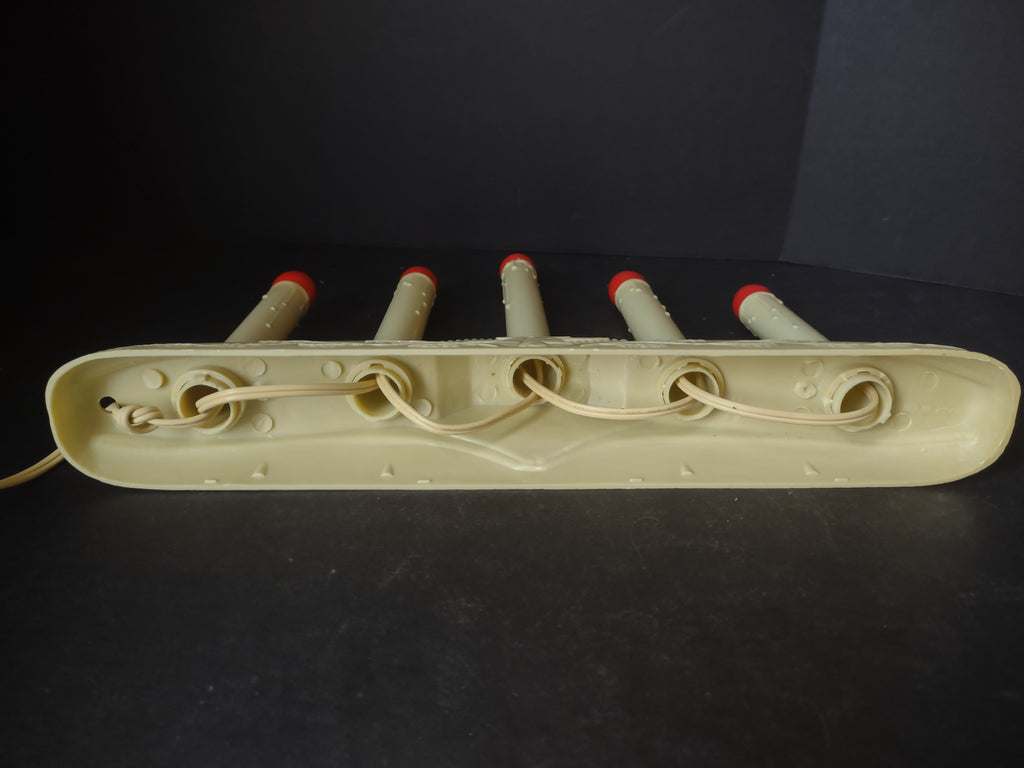 Set 2 Christmas Window 5 Candle Drip Candle Bell Candelabra Candolier (lot 2301)