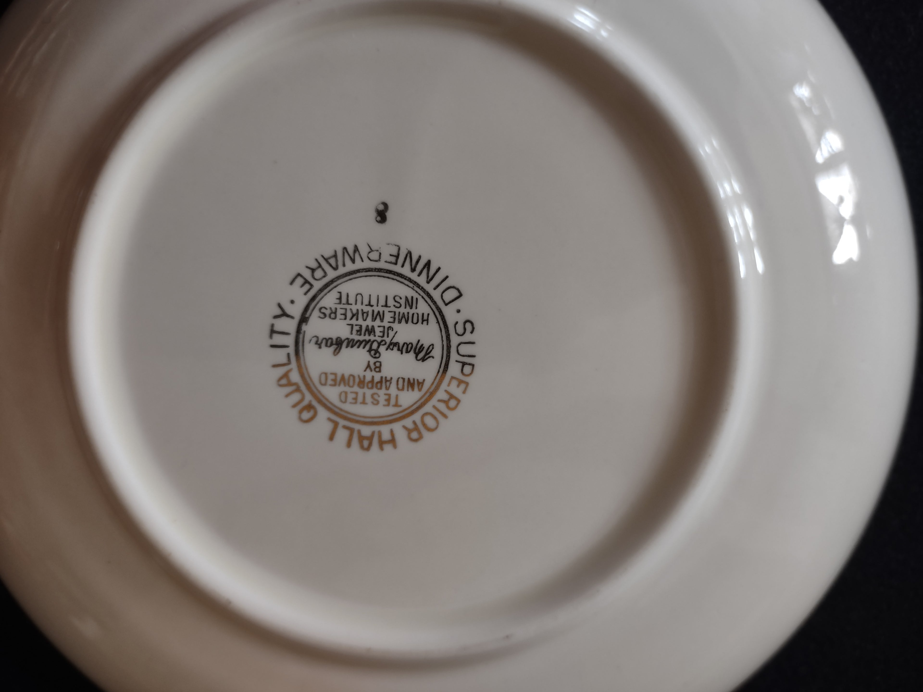 Vintage Halls Superior Autumn Leaf Jewel Tea Saucer X 5 (Lot 2901)