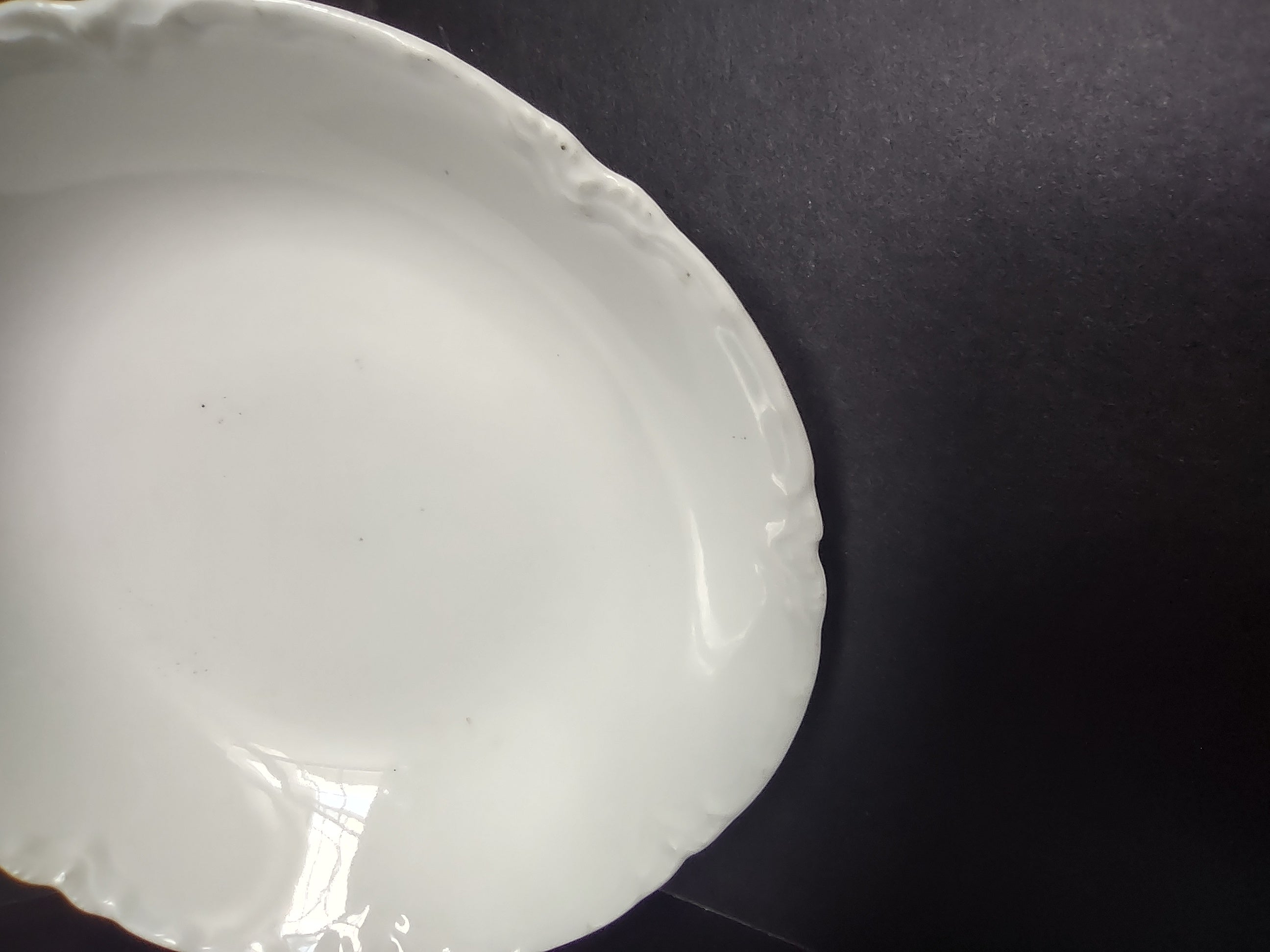 Haviland France Limoges Small Bowl Coupe Plate 5-1/2" Plain White (lot 1028)