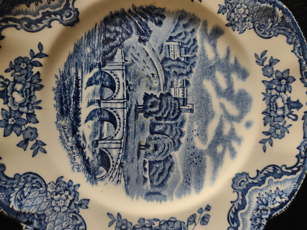 Vintage Johnson Brothers Bread Butter Plate Ironstone Britain Castles (Lot 5591)