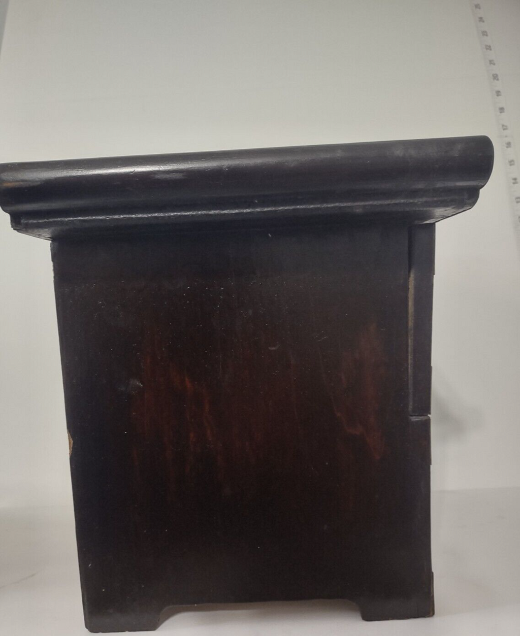 Tansu Design Wooden Dark Brown Shelf 13-1/2" x 10-1/2"