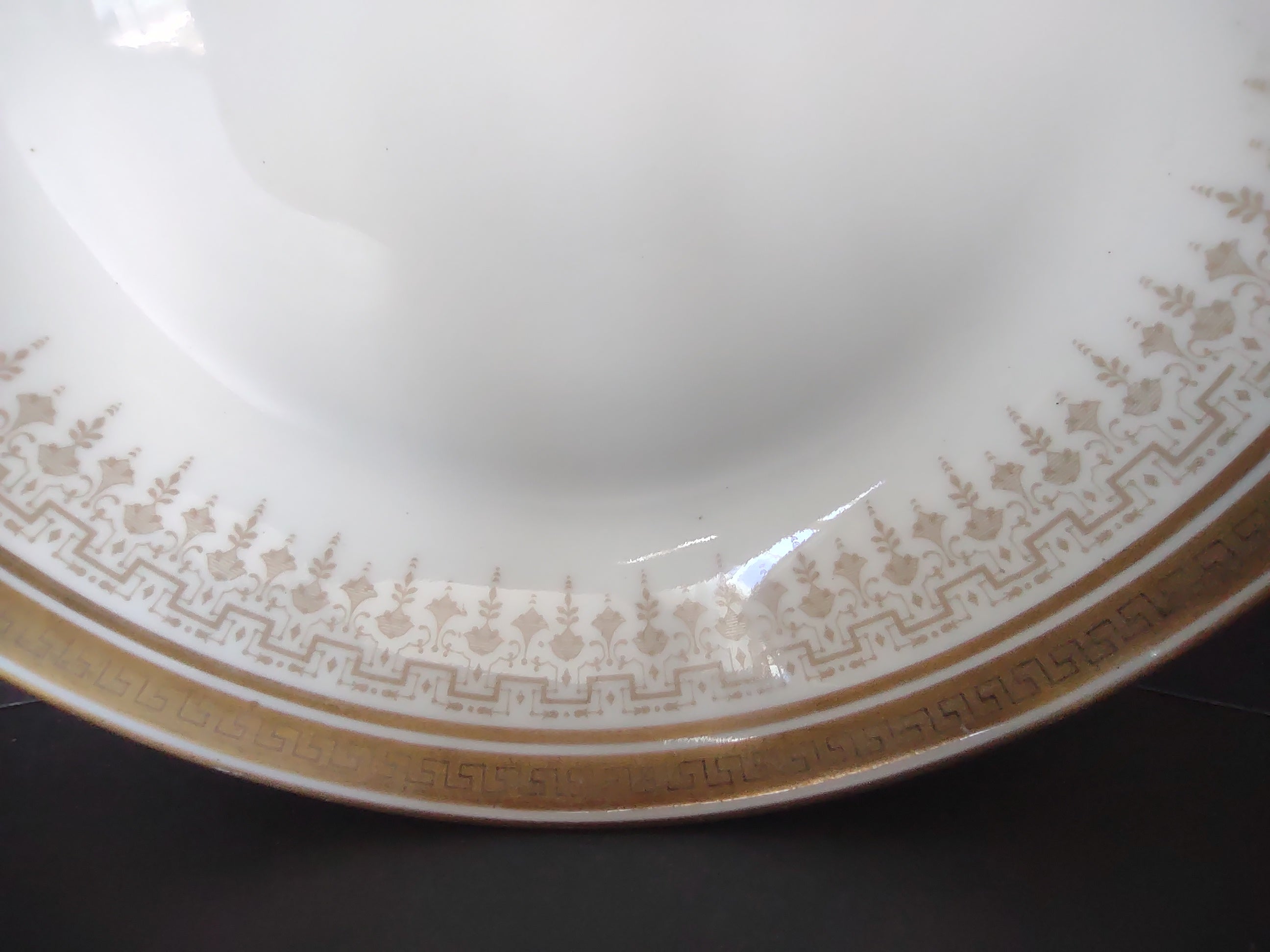 Delinieres Haviland Limoges Small Bowl Gold Black Decor (lot 1074)