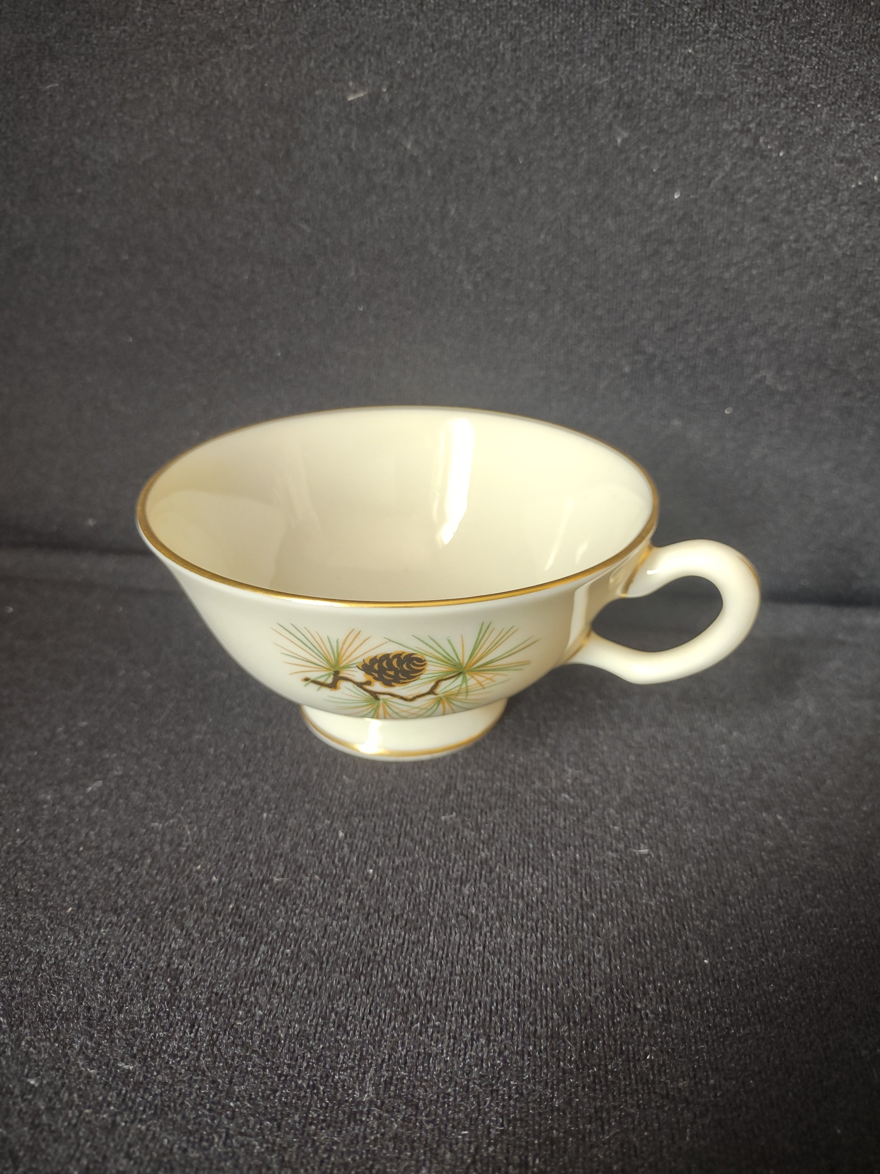 Vintage Lenox Pine W-331 Tea Cup ONLY (lot 1867)