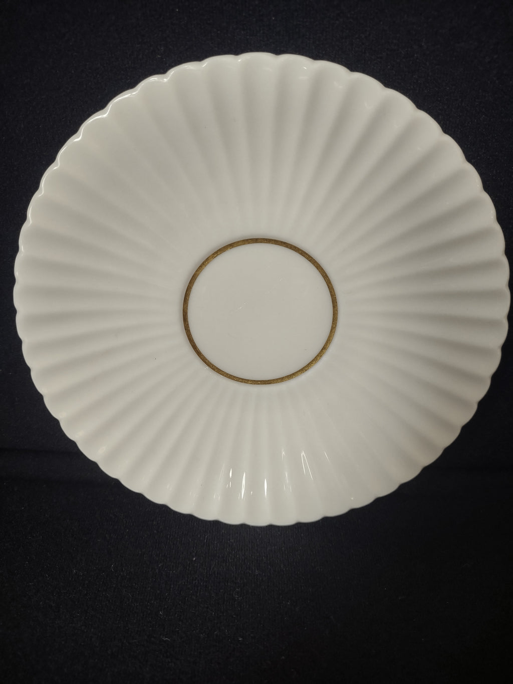 Vintage Lenox Cream Gold Trim Saucer ONLY (lot 1876)