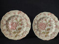 Vintage Johnson Brothers Black Stamp Small Plate x 2 Chintz (lot 5700)