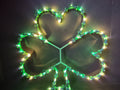 Vintage Kurt Adler Shamrock Sculpture Light Up Window Tabletop (lot 3390)