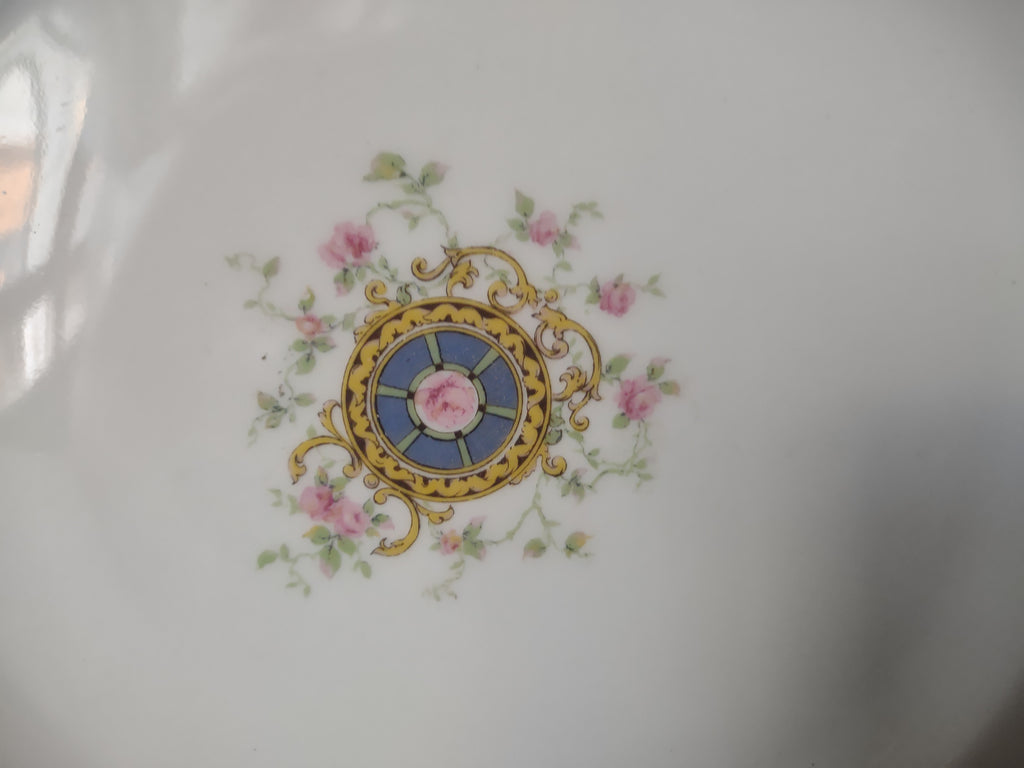 Haviland France Limoges Dinner Plate Blue Trim (lot 1005)
