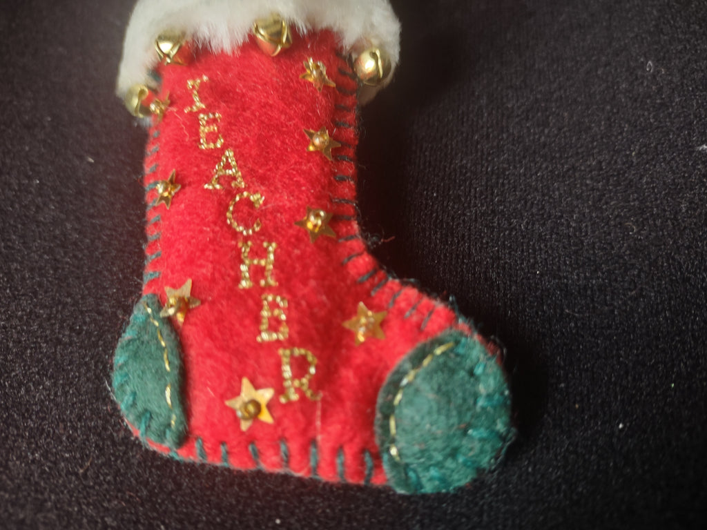 Hallmark Keepsake Christmas Tree Ornament 2004 Teacher (lot 1692)