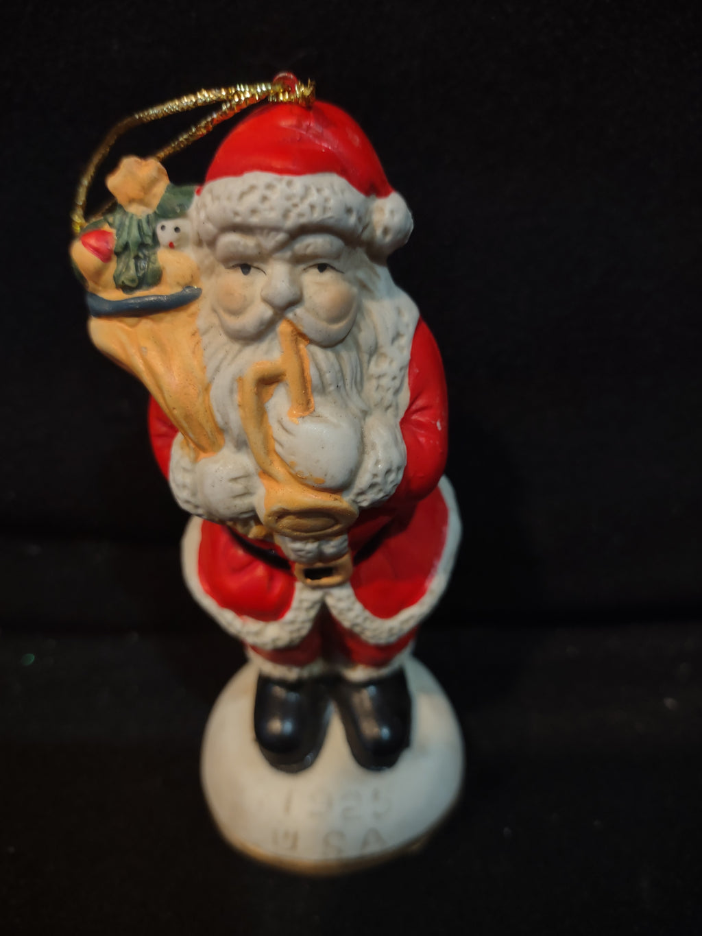 Vintage Christmas Ceramic Santa Of The World Figurines Set Of 6 (Lot 3987)