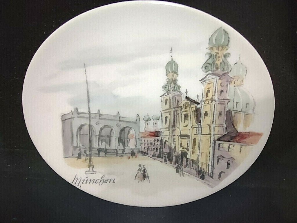 018 Collectible Rosenthale Plate Munchen Germany Hand Painted