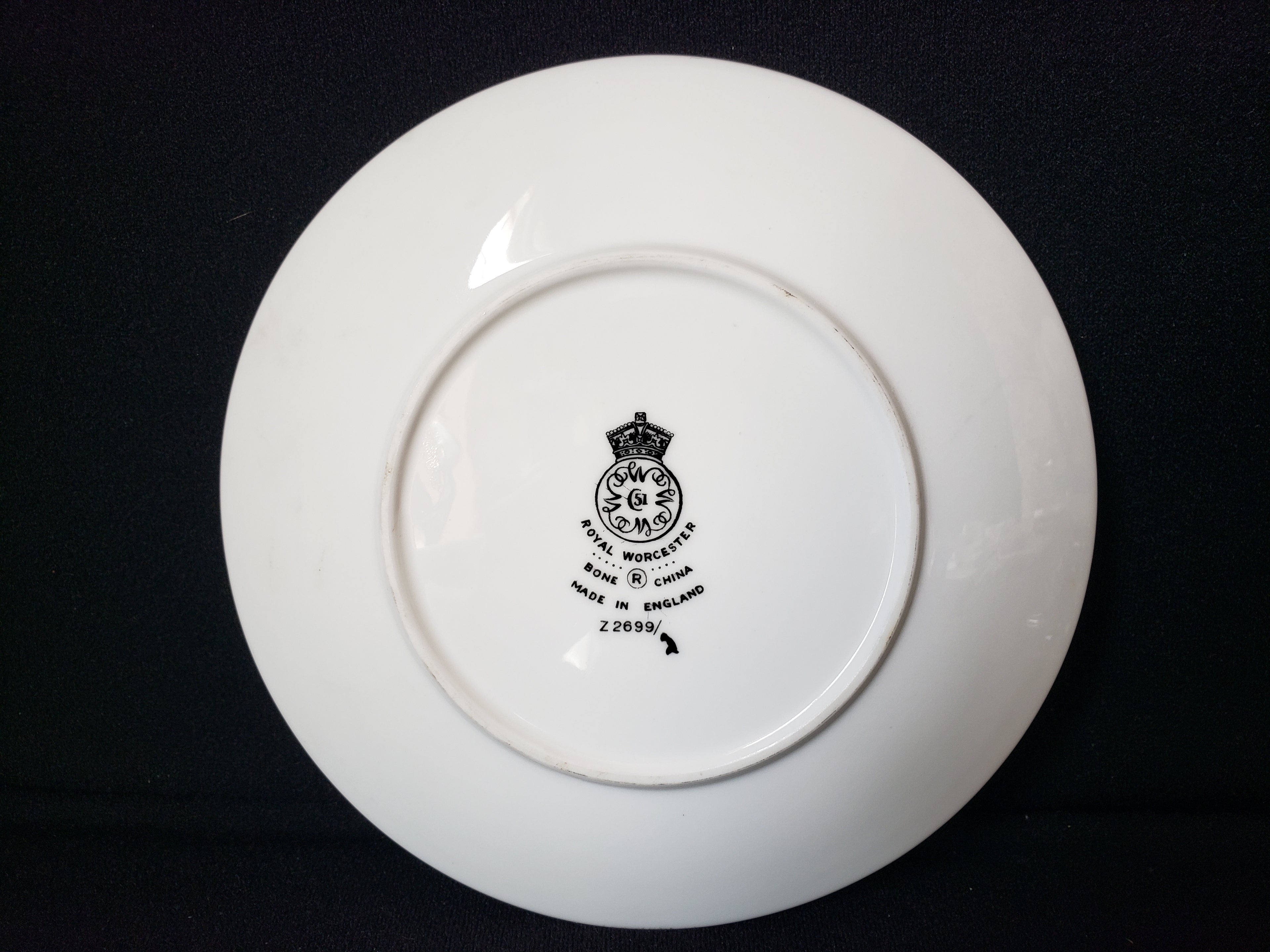 Vintage Royal Worcester Mirage Salad or Luncheon Plate 8" (lot 2107)