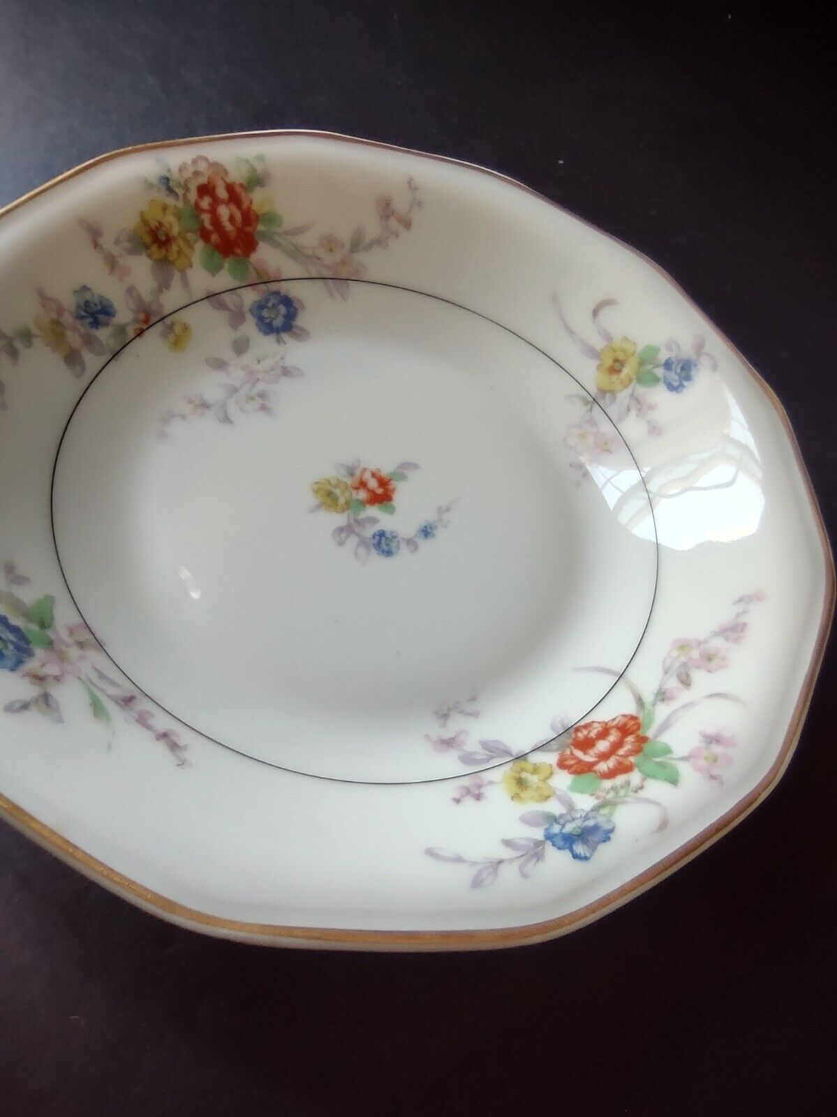 Haviland Limoges White Jewel 8 x Cream Soup Bowl Floral (lot 799')