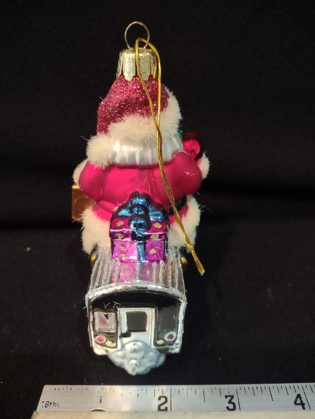 Christmas Kurt S Adler Noble Gems Glass Santa Claus Ornament NYC (Lot 4147)