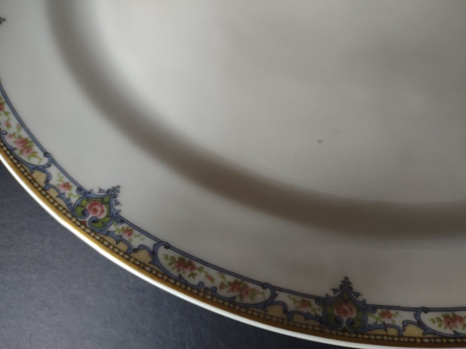 Haviland Limoges Gold Trim Serving Platter 13-1/2" (lot 341)