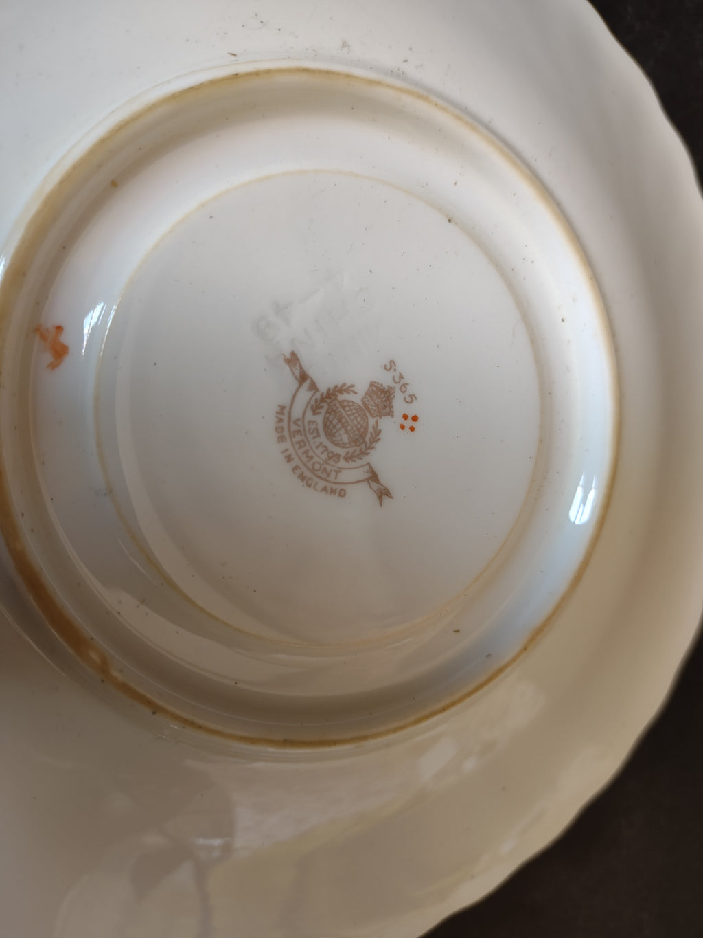 Vintage Minton England Bone China Vermont Bouillon Cup with Liner (lot 5463)