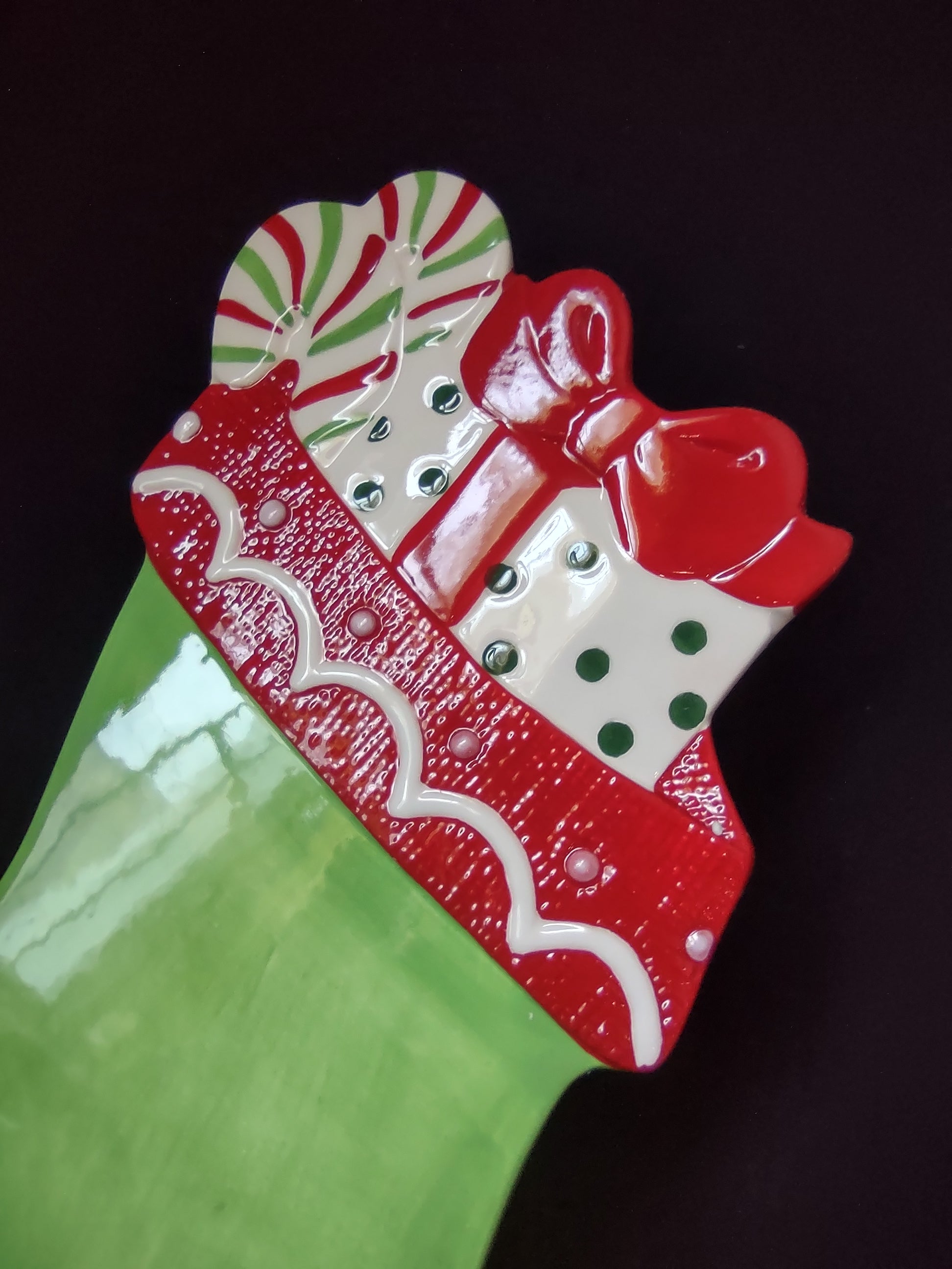 Fitz and Floyd Stocking Stuffers Trivet Memo Board MARKER NOT INCLUDED (lot 1535