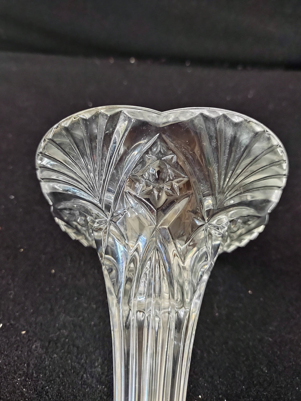Vintage JG Durand Romantique Crystal Taper Candle Holder (Lot 3893)