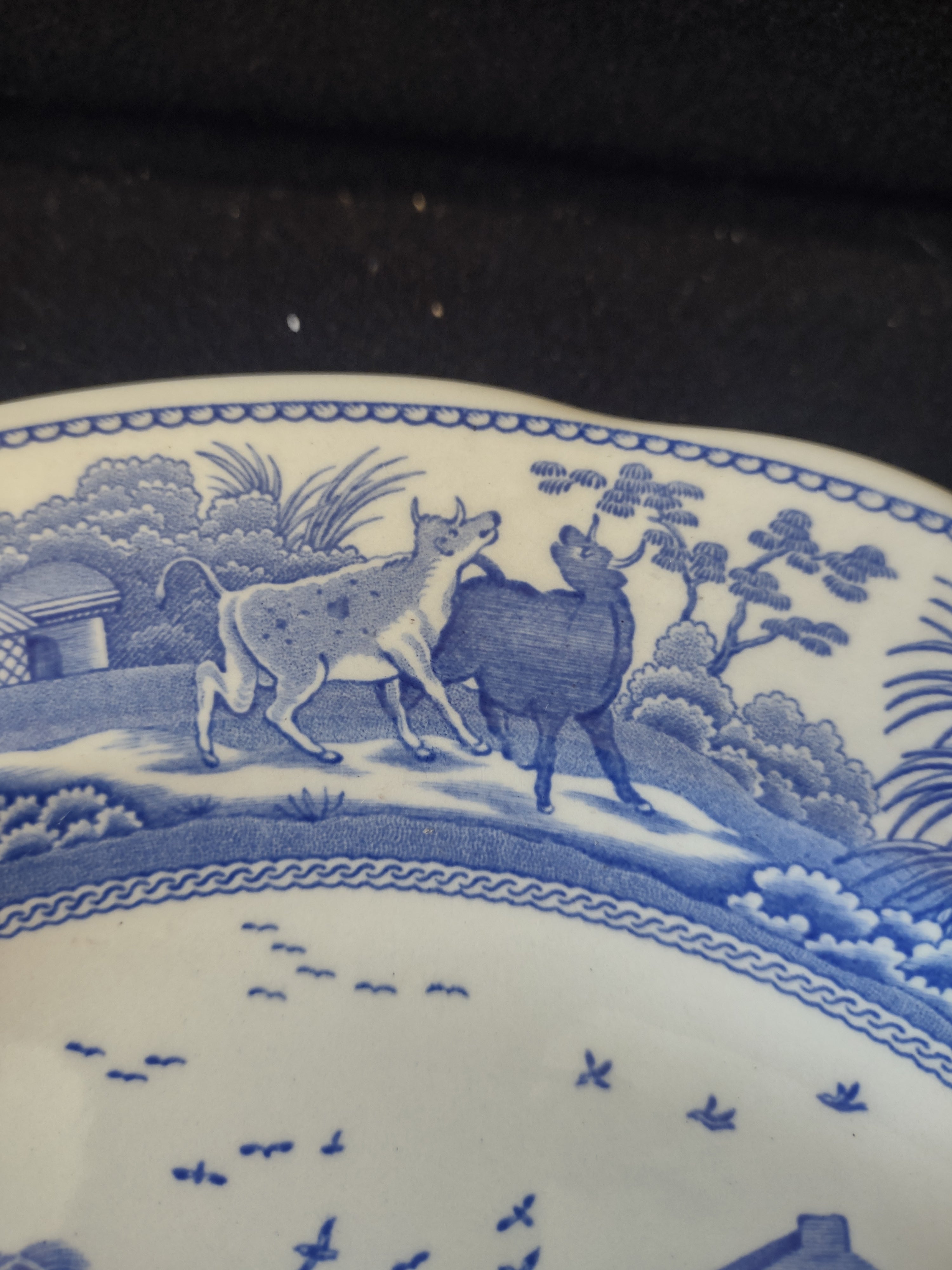 Vintage Spode Blue Room Collection Plate Caramanian (Lot 5731)