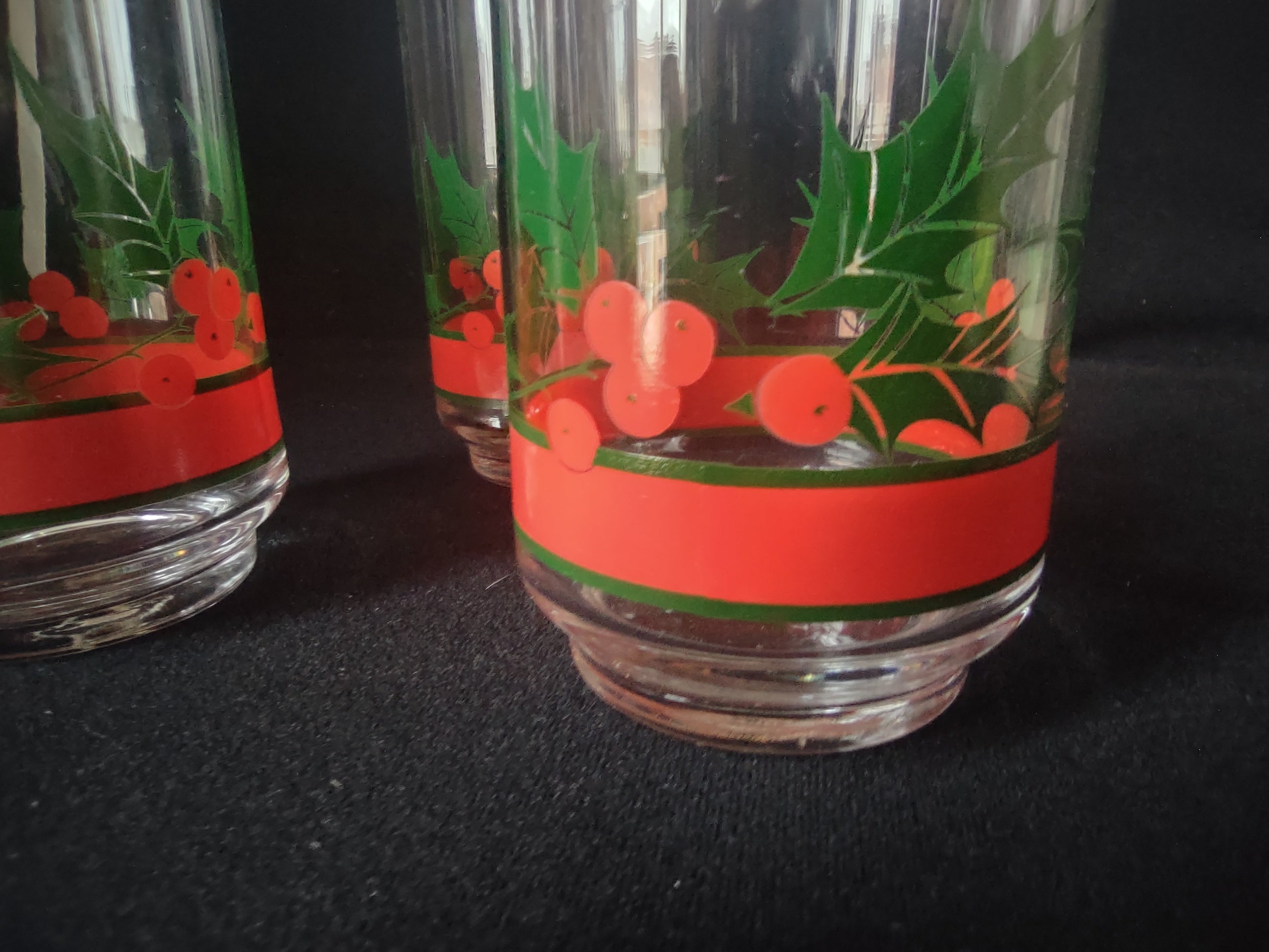 Vintage Set of 3 Libbey Water Dinner Glass (lot 2290)