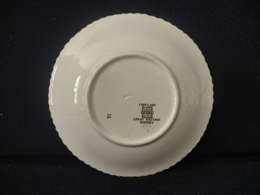 Vintage Spode English Countryside Romney Saucer ONLY Ironstone (lot 5781)