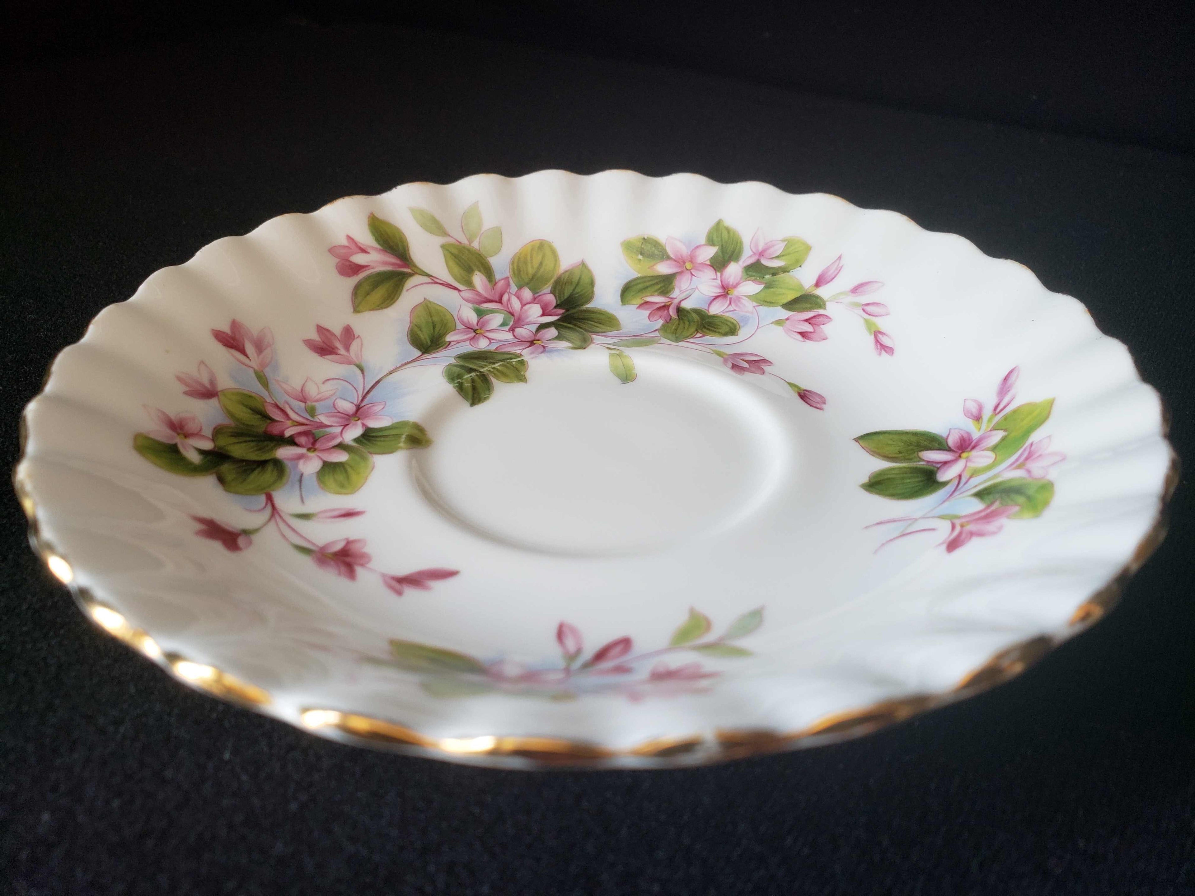 Vintage Royal Albert Bone China Mayflower Saucer ONLY (lot 2010)