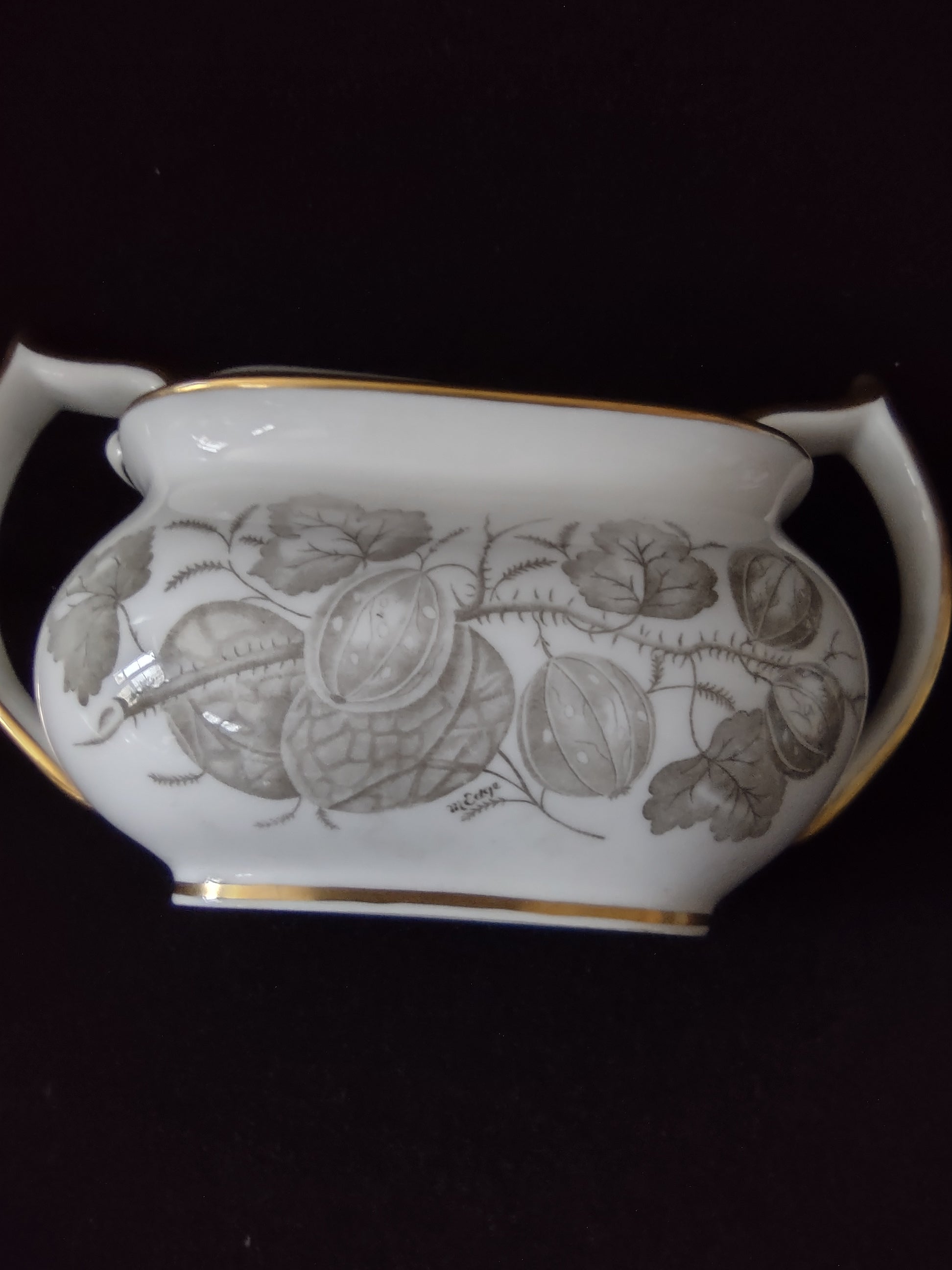 Vintage Spode Sugar Bowl With Lid Chatham Bone China (Lot 5716)