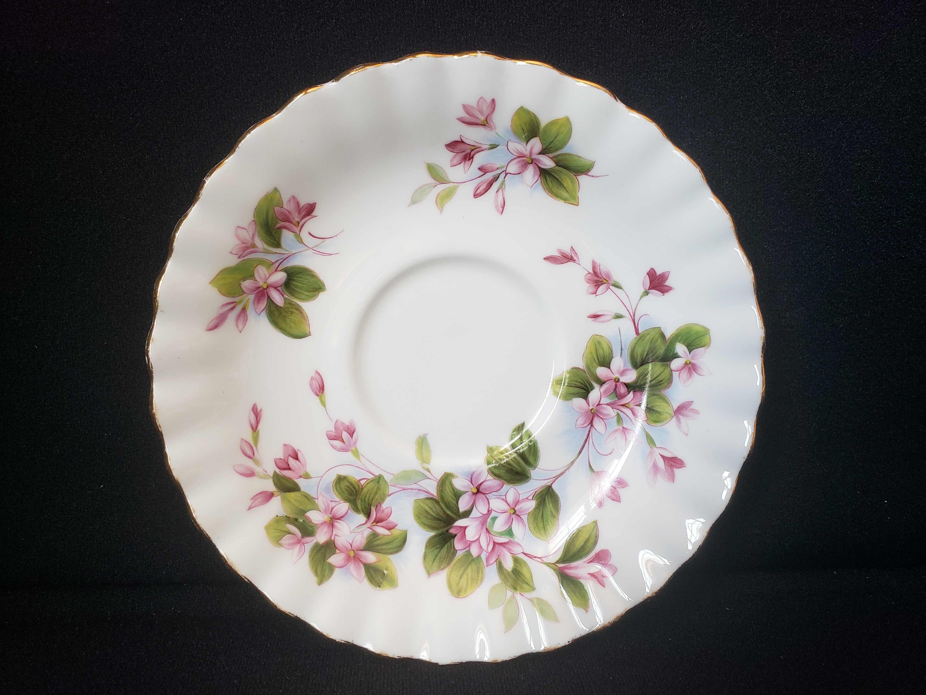 Vintage Royal Albert Bone China Mayflower Saucer ONLY (lot 2010)