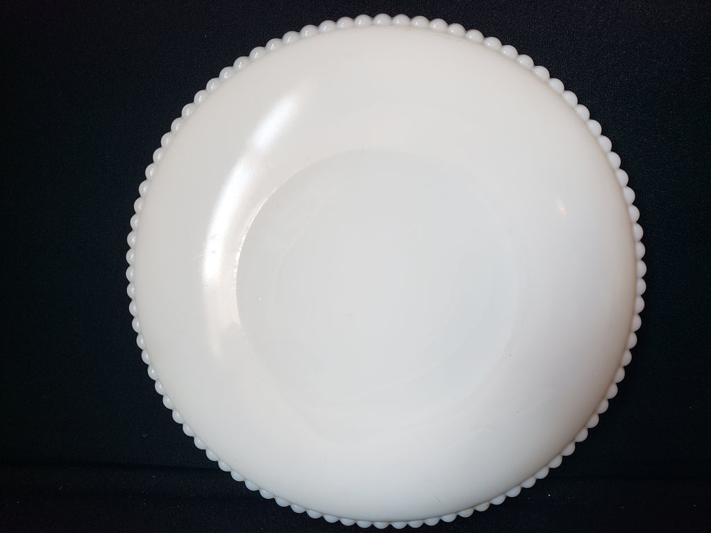 Vintage Westmoreland Grape Motif Milk Glass Dessert Plate (lot 2186)