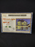 Vintage Golden Sleigh Christmas 100 Icicle Light 10 Ft Ea x 2 Clear (Lot 4189)