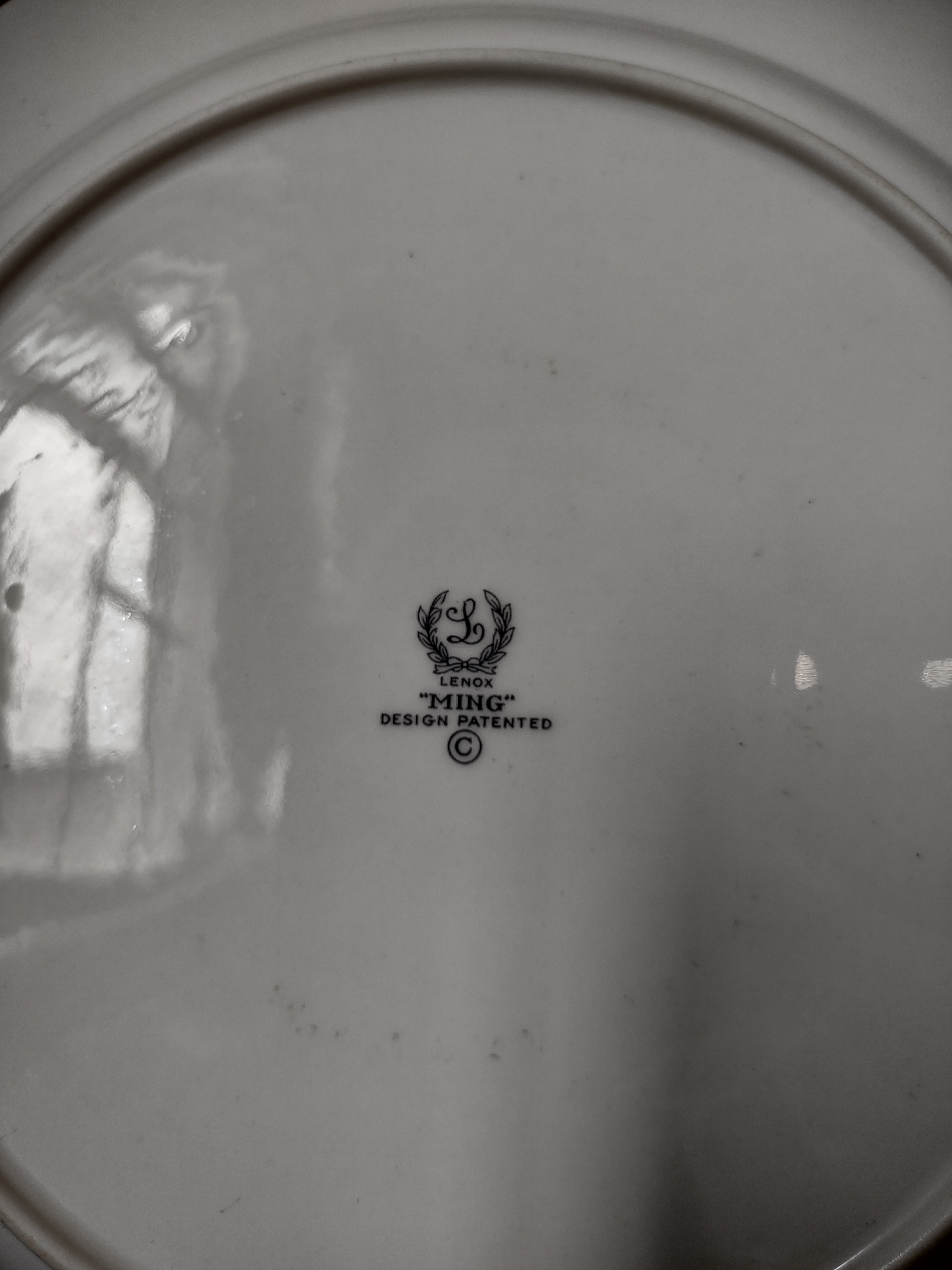 Vintage Lenox Ming Luncheon Plate 10" (lot 1854)