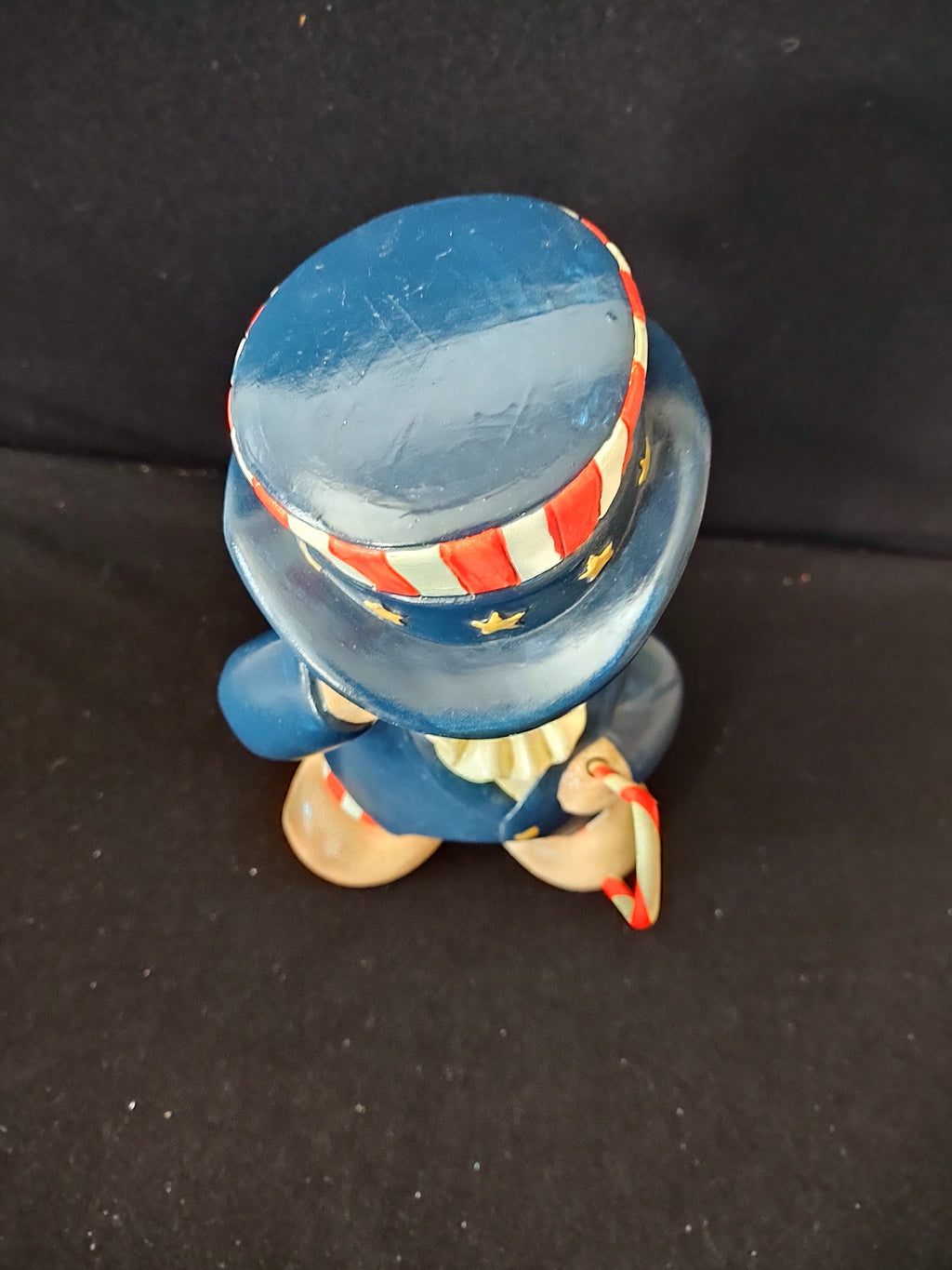 Vintage All American Christmas Ceramic Bear Candy Cane (Lot 3895)