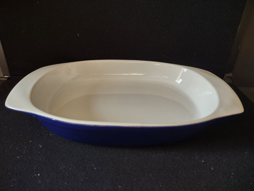 Roscho Coblat Blue 3 Qt Casserole Ceramic for Oven Microwave (lot 5218)