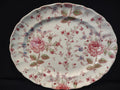 Vintage Serving Platter Rose Chintz Johnson Bros Red Stamp (lot 5689)
