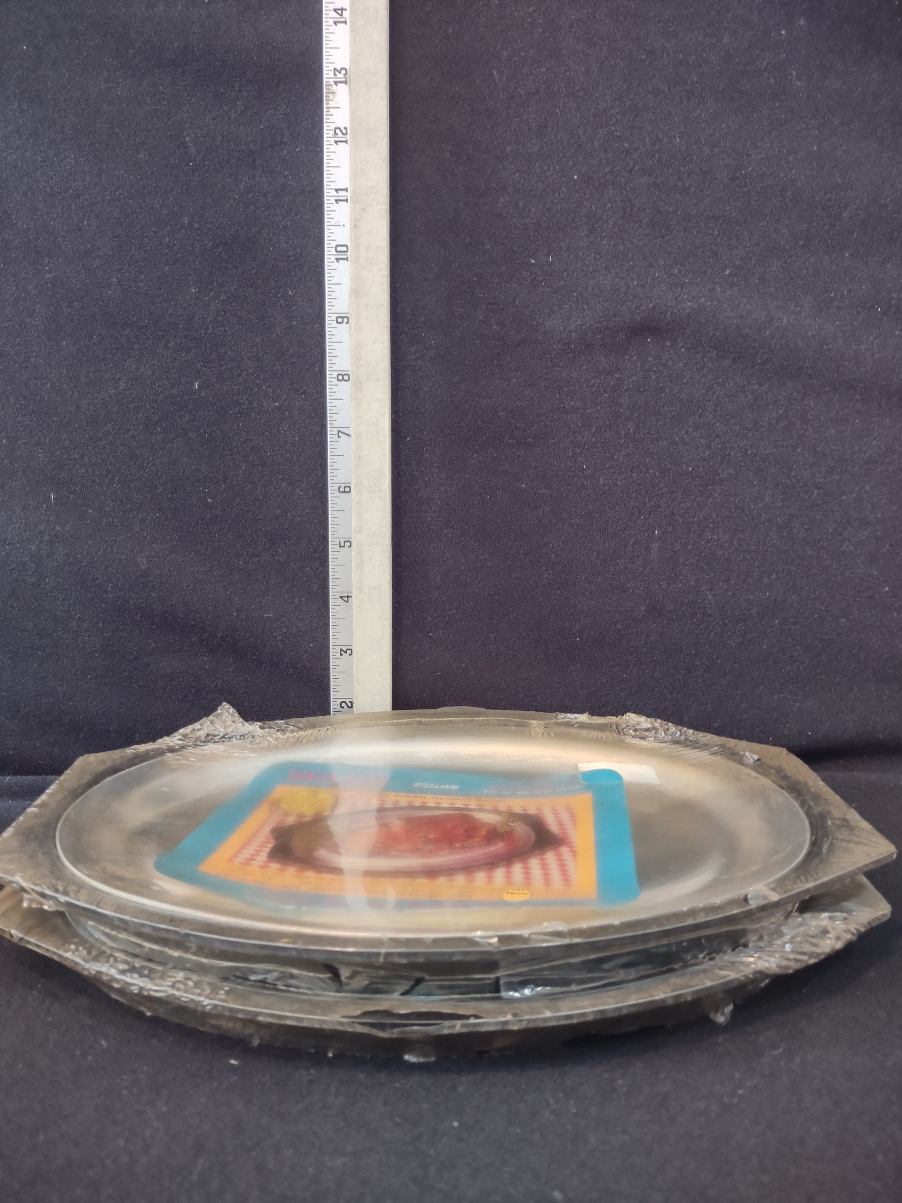 Nordic Ware Aluminum Steak & Fajita Platter Holder Set X 2 (Lot 3067)