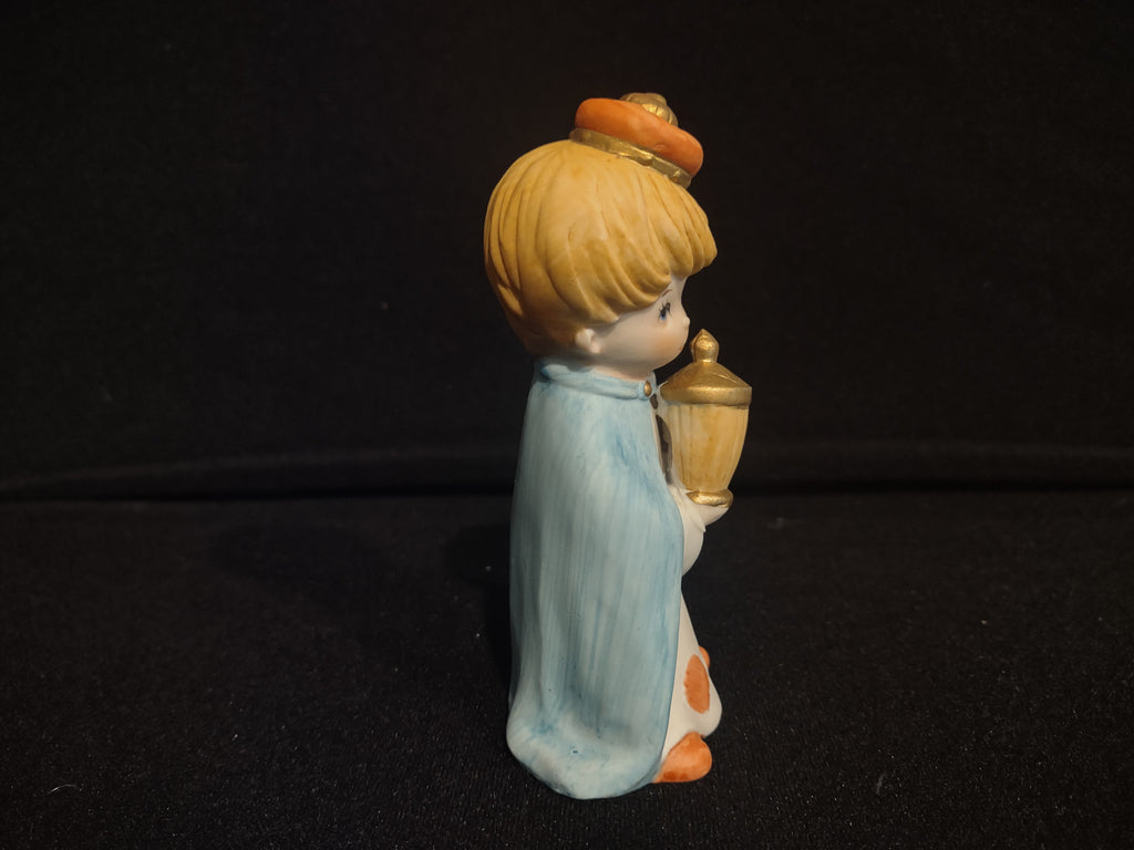 Homco Home Interiors Childrens Nativity Set Wise Man Replacement (lot 2429)