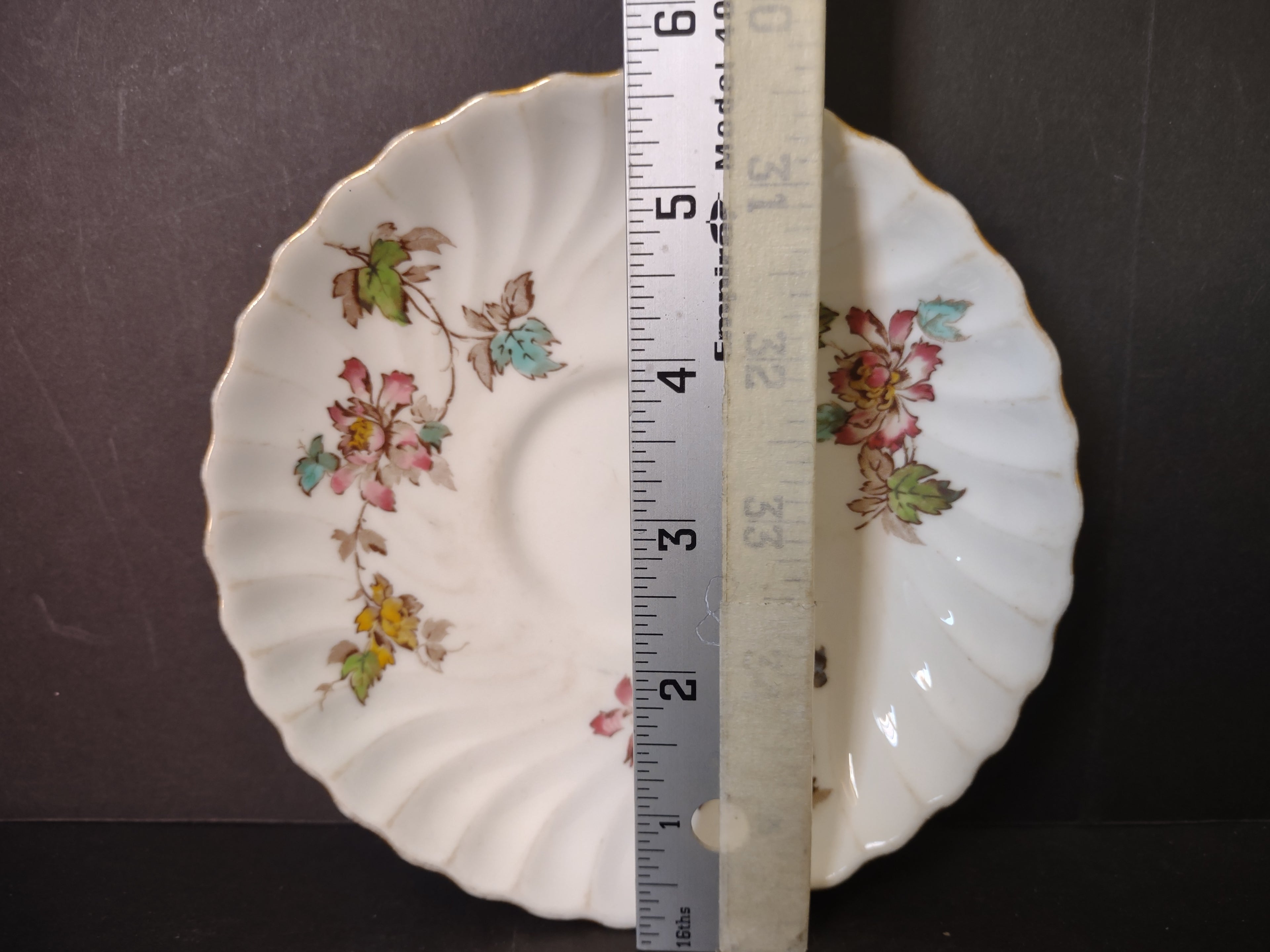 Vintage Minton England Bone China Vermont Saucer ONLY (lot 5465)