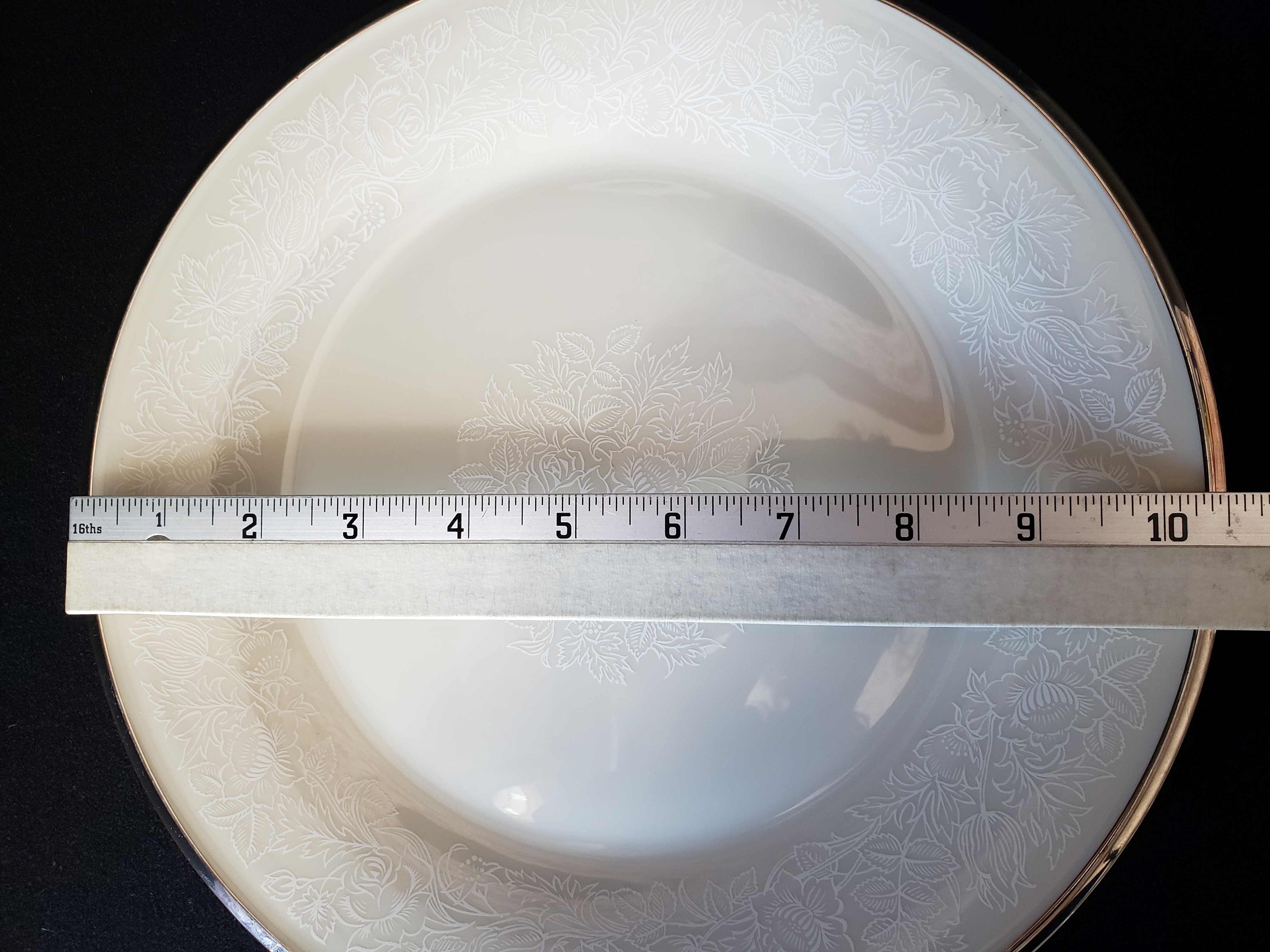 Vintage Lenox Dinner Plate Moonspun 10-3/4" (lot 1979)