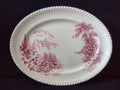 Vintage Castle On The Lake Johnson Serving Platter English Countryside (lot 5702