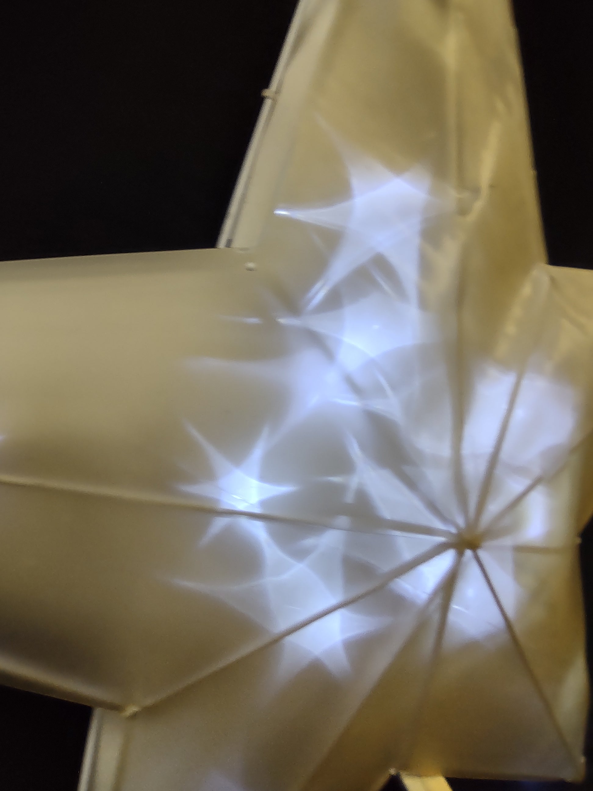 Christmas LED Light Up STAR Yard Decor 24" IMPERFECT some Rust (lot 1317)