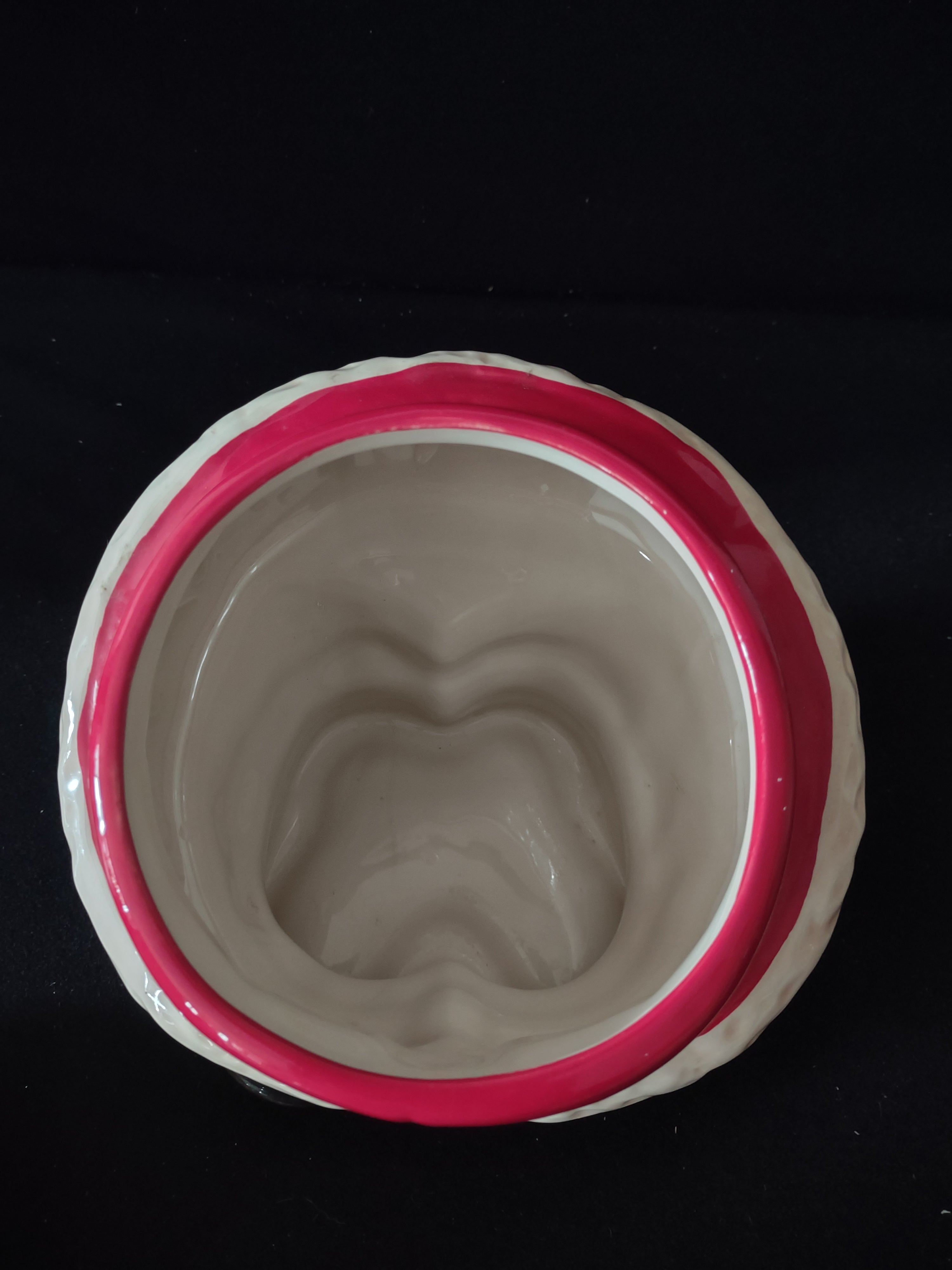 Vintage Cracker Barrel Ceramic Santa Claus Cookie Jar (Lot 3689)