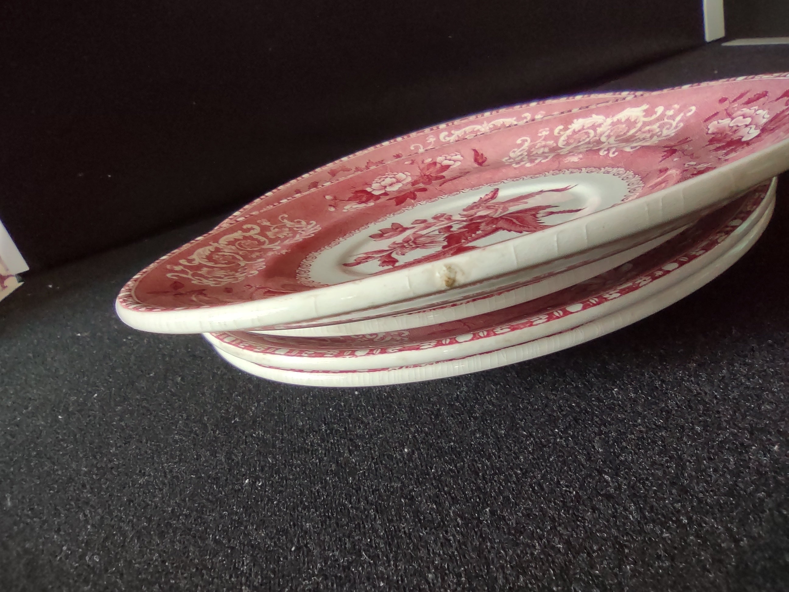 Vintage Spode Dessert Plate Camilla English Ironstone Set Of 4 (Lot 5795)
