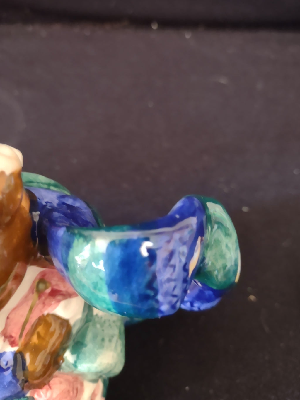 Vintage Collectible Three Bear On Couch Ceramic Teapot (Lot 3795)