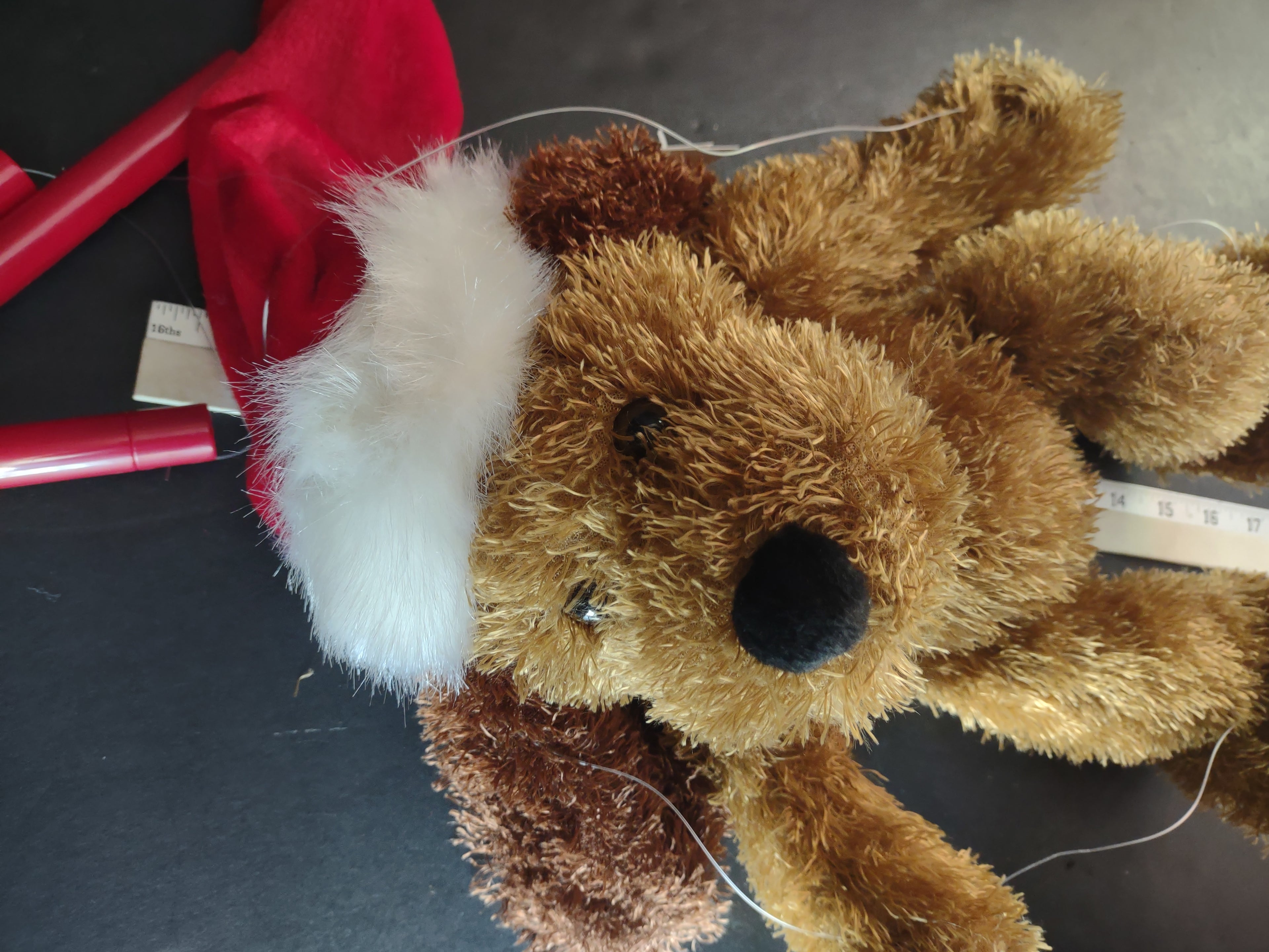 Christmas Musical Puppet Santa Dog (lot 1413)
