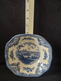 Vintage Johnson Brothers Fruit Dessert Bowl Old Britain Castles Blue (Lot 5590)