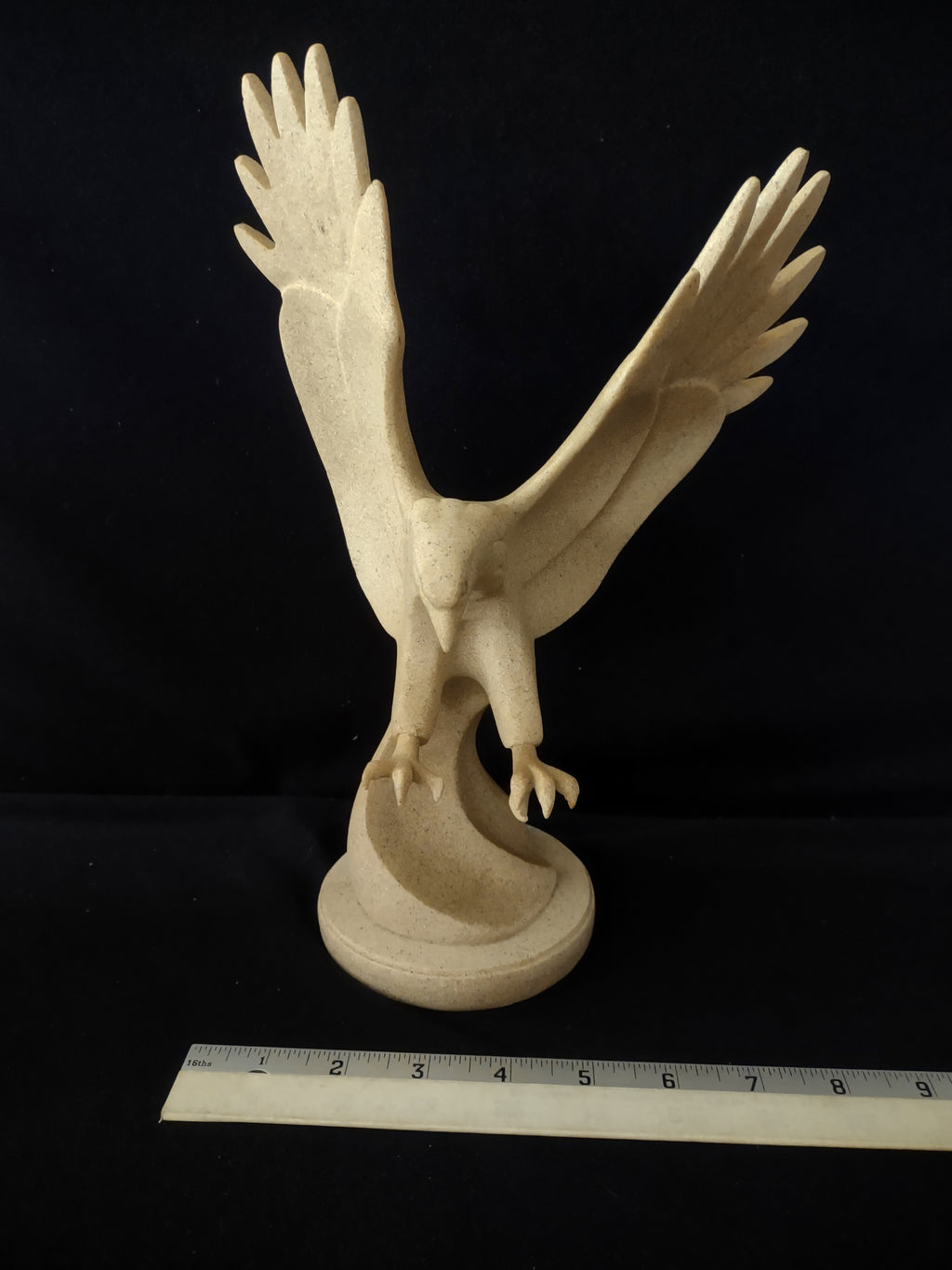 Herco Alabaster Winged Eagle 11" Statue (Lot 3261)