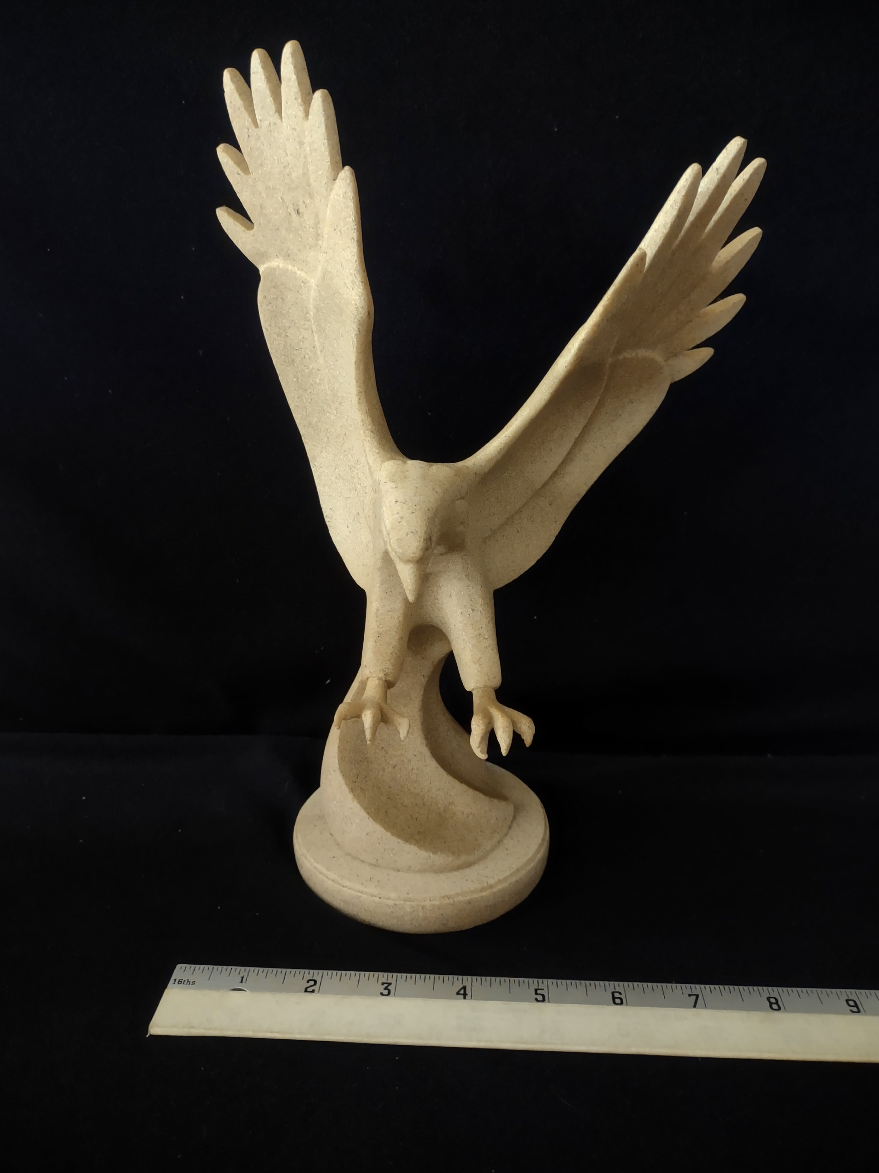 Herco Alabaster Winged Eagle 11" Statue (Lot 3261)