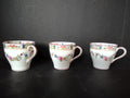 Vintage Minton Rose Garland Swag Demitasse Cup x 3 Bone China England (lot 5481)