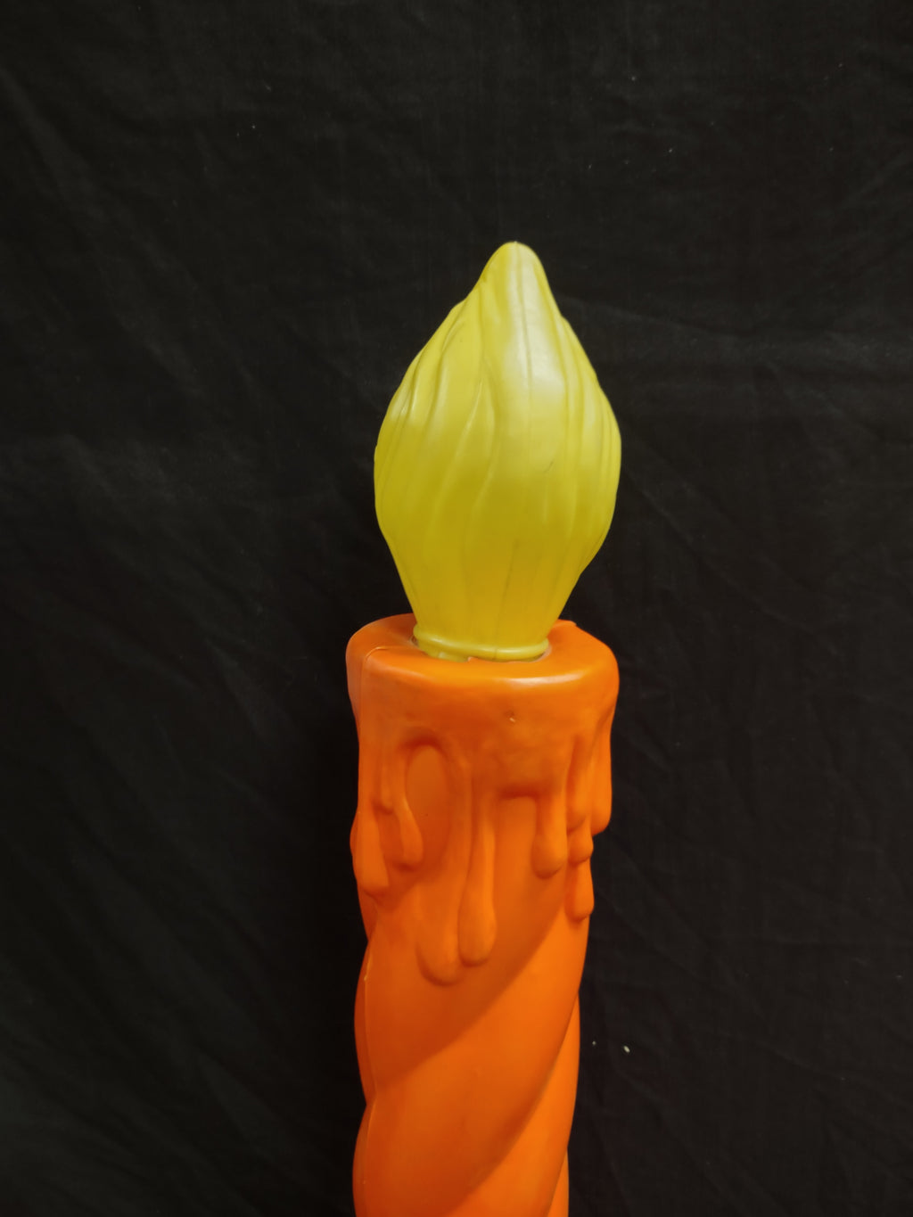 Vintage Christmas Blow Mold Candle 35"(lot 2335)