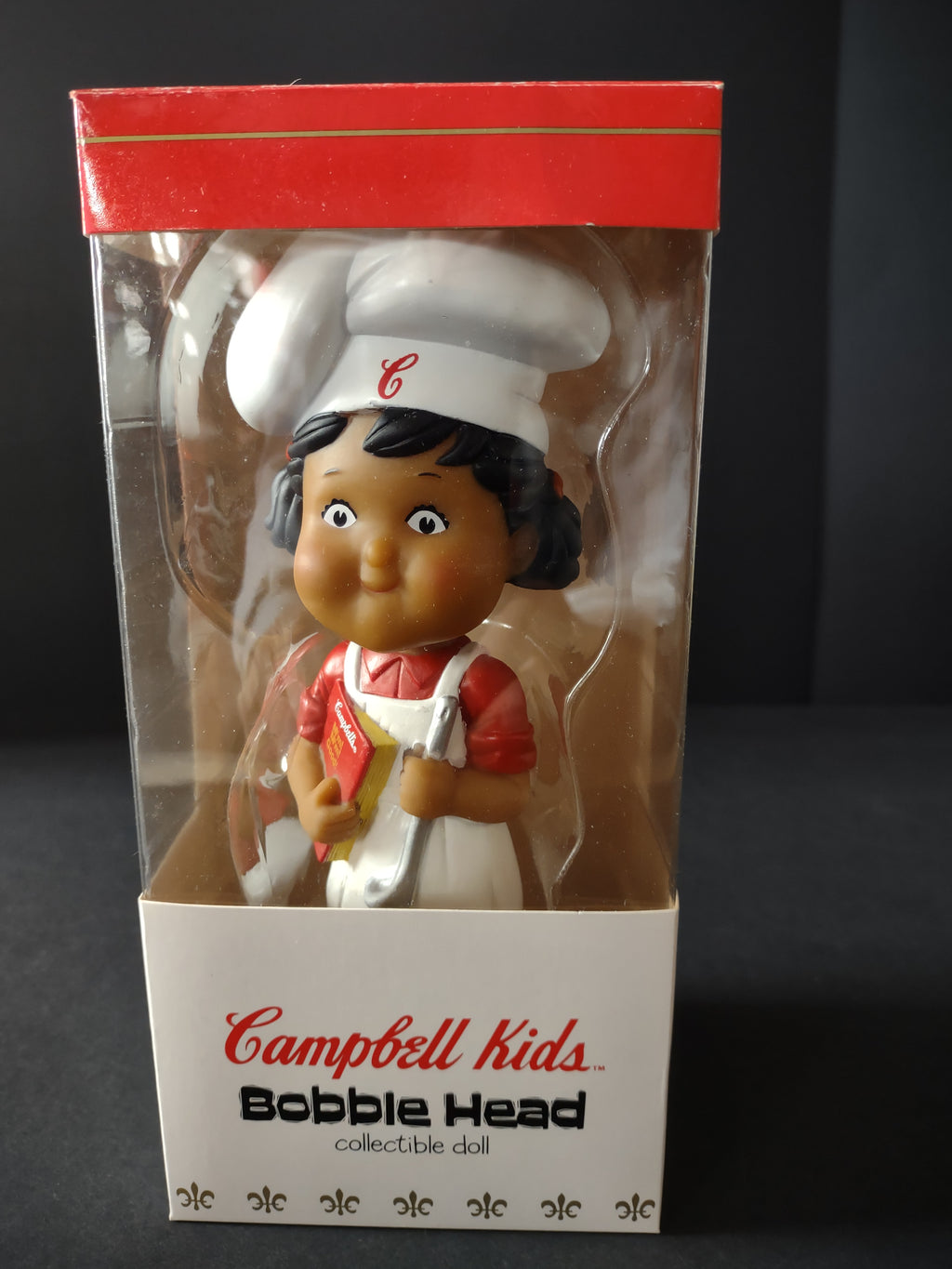 Vintage Christmas 2002 Campbells Collectible Bobble Head (Lot 4705)