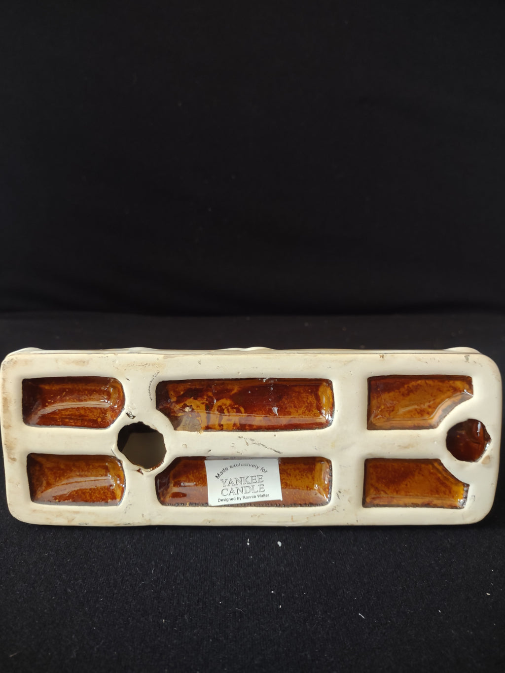 Vintage Yankee Candle Eskimo Girl Dog Sled Tea Light Candle Holder (Lot 3647)